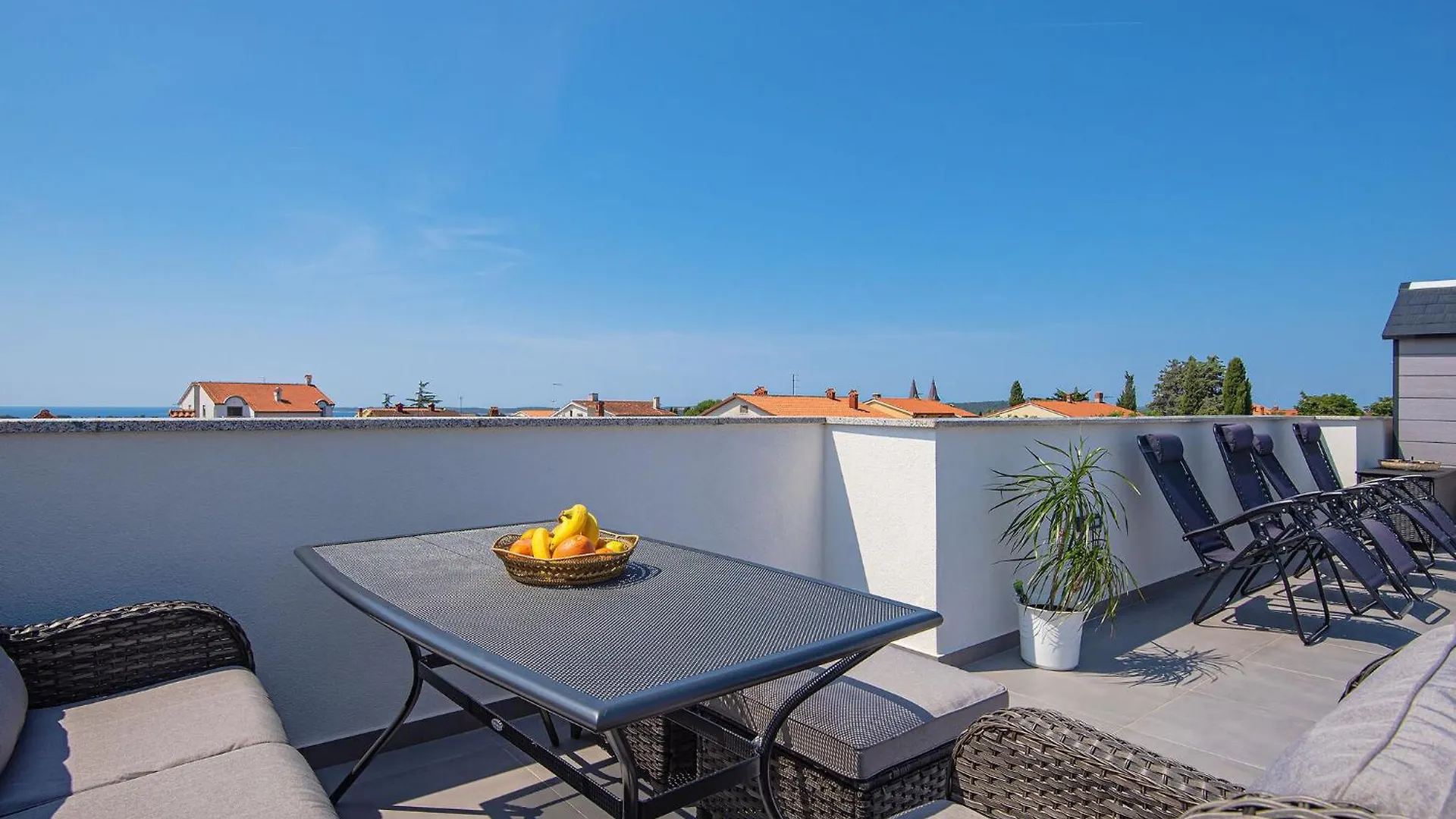 Spacious Home With Large Roof Terrace Medulin
